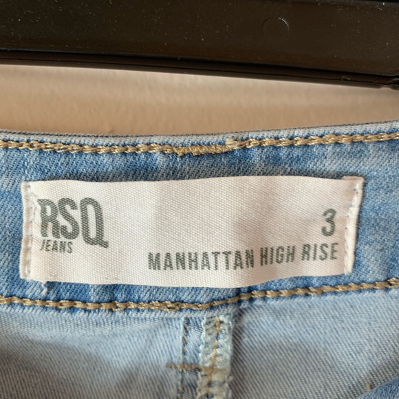 RSQ light wash ripped skinny jeans size 3 - Picture 5 of 8